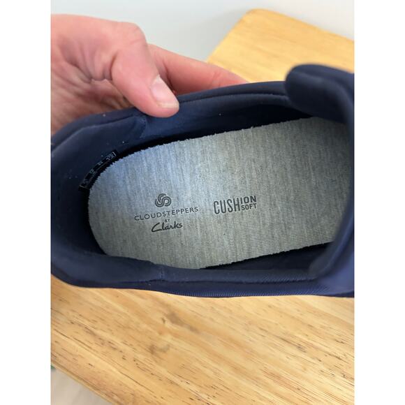 CLOUDSTEPPERS by Clarks Nova Way Navy Slip-On Sneakers - Picture 7 of 8